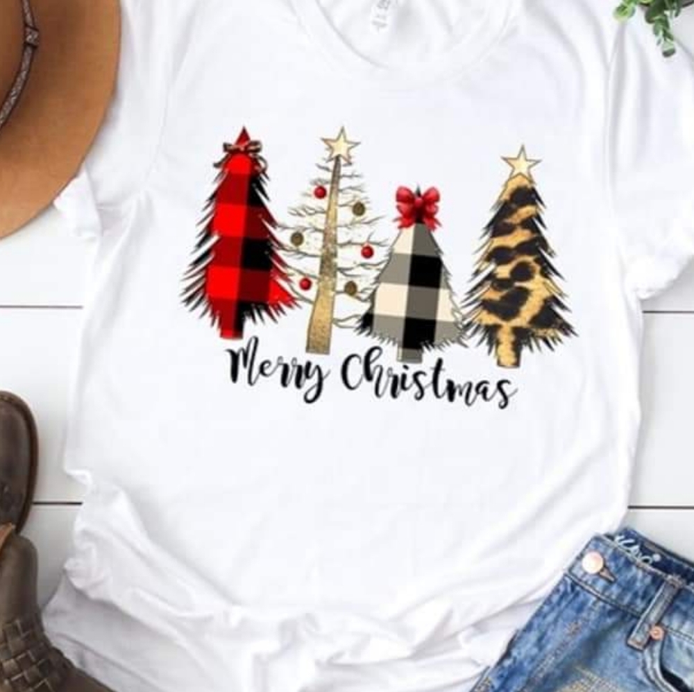 Funky Christmas Trees Tee